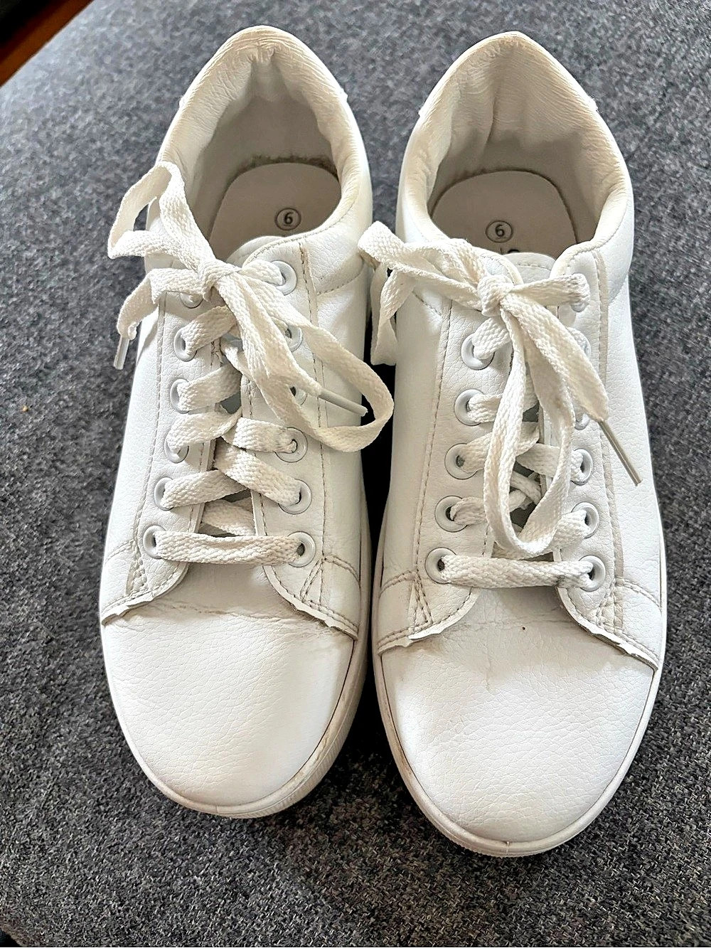 Comfort Plus Every Step Women's White Sneakers US 6. Fits 7